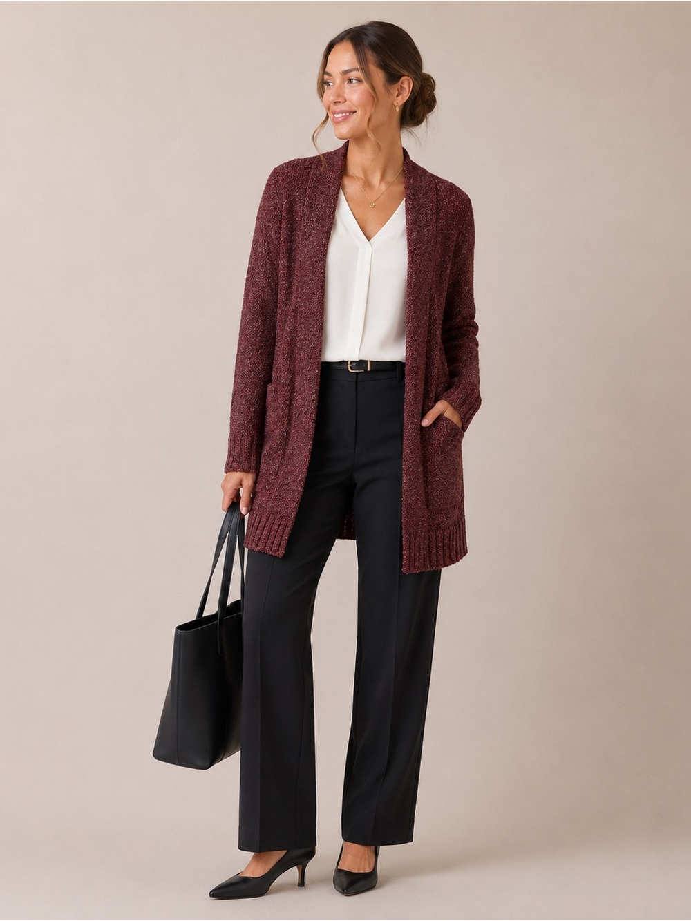 RW & Co Cardigan Sweater Duster